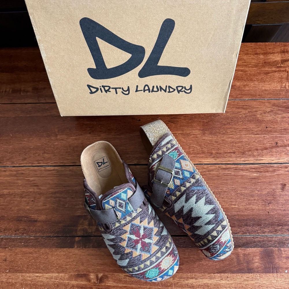 Women’s Dirty Laundry Mystify Brown Clog Size 10 - Picture 2 of 8
